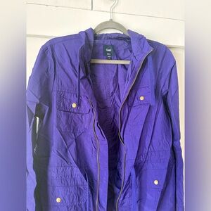 GAP Women's Vibrant Purple Windbreaker